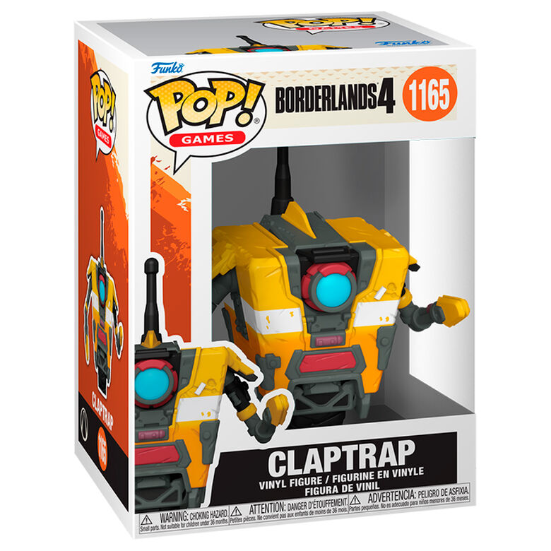 Imagen 2 - Figura Pop Borderlands 4 Claptrap