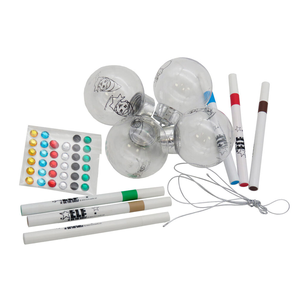 Imagen 2 - Bolas De Navidad Para Pintar The Elf On The Shelf