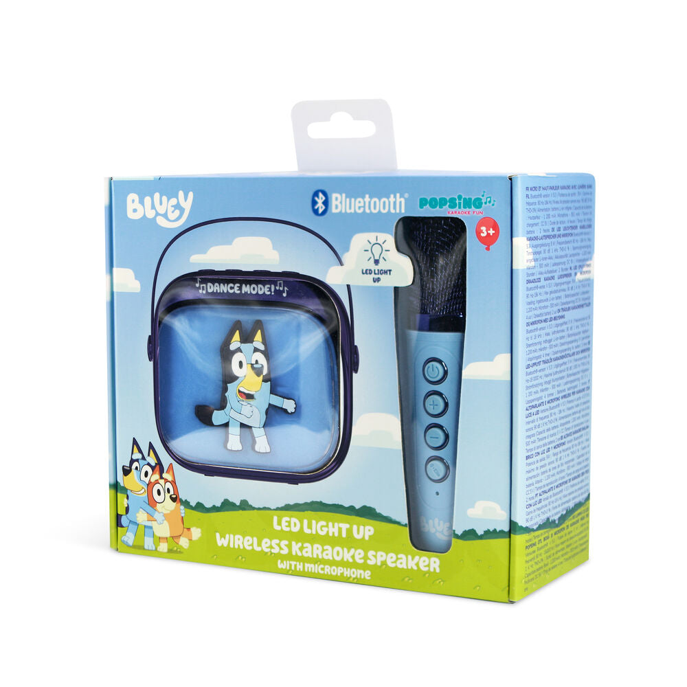 Imagen 12 - Altavoz Y Micro Karaoke Led Bluey
