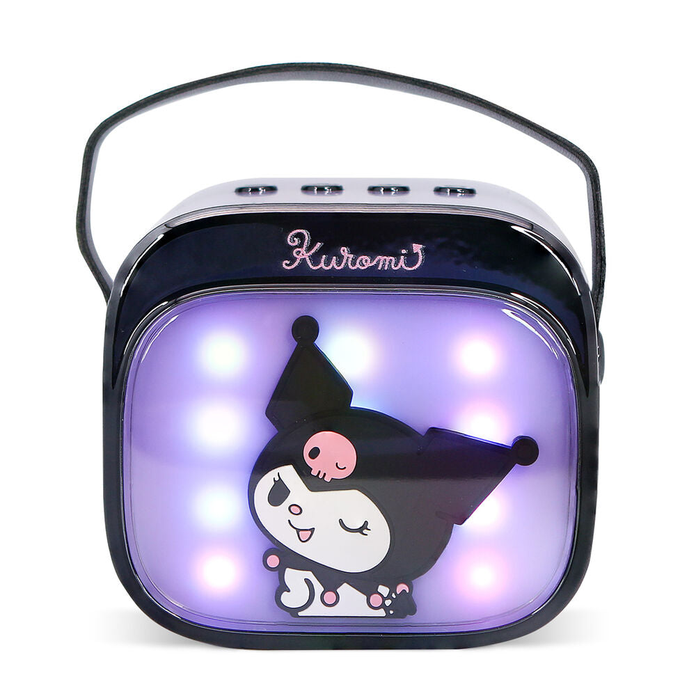 Imagen 3 - Altavoz Y Micro Karaoke Led Kuromi Hello Kitty