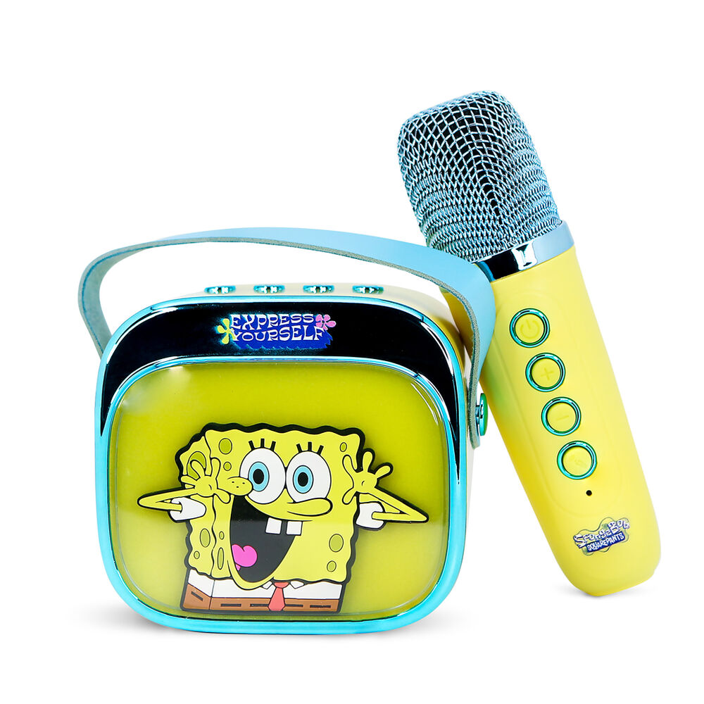Imagen 5 - Altavoz Y Micro Karaoke Led Bob Esponja