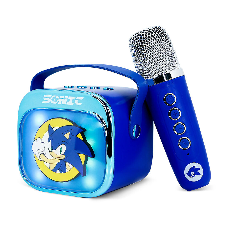 Imagen 4 - Altavoz Y Micro Karaoke Led Sonic The Hedgehog