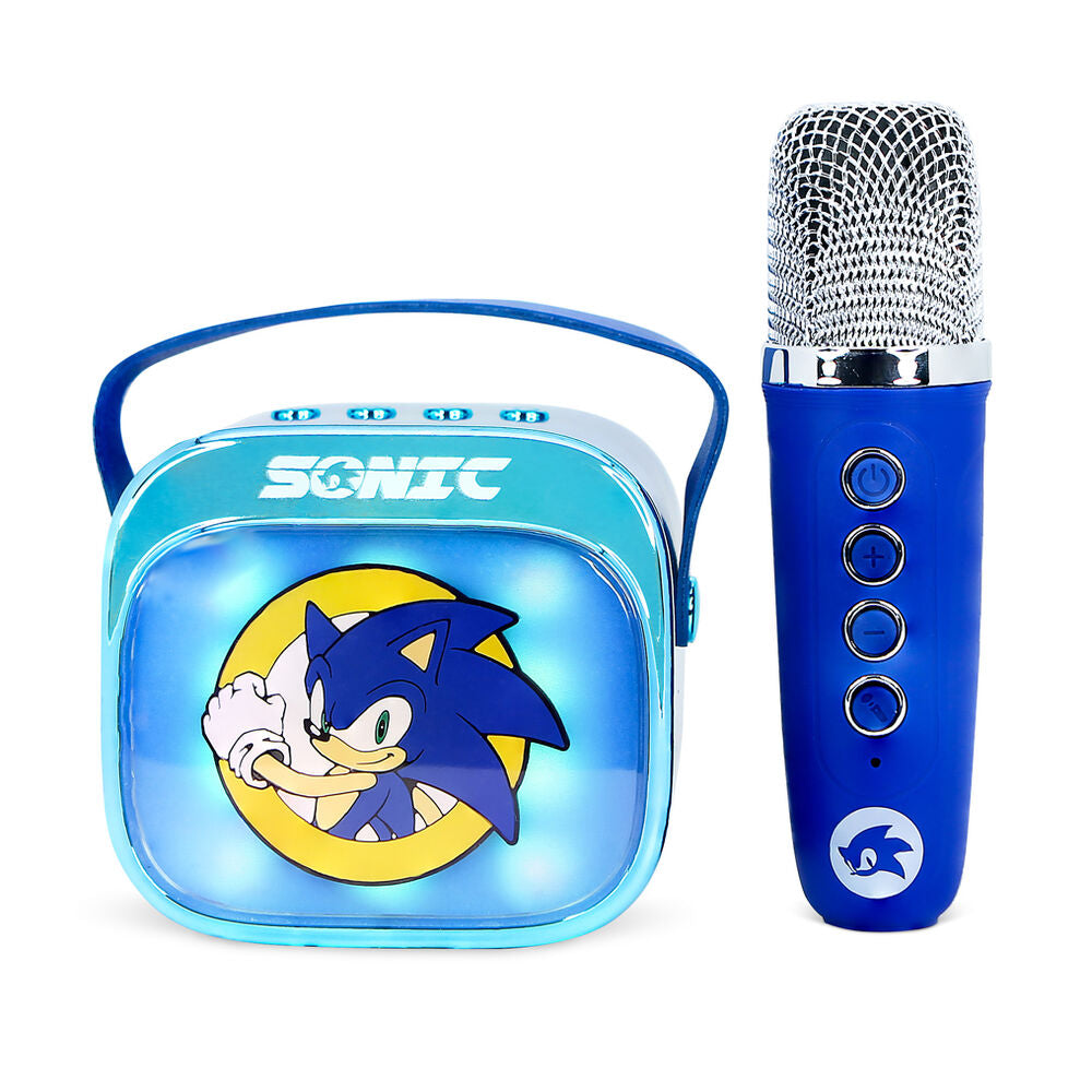 Imagen 6 - Altavoz Y Micro Karaoke Led Sonic The Hedgehog
