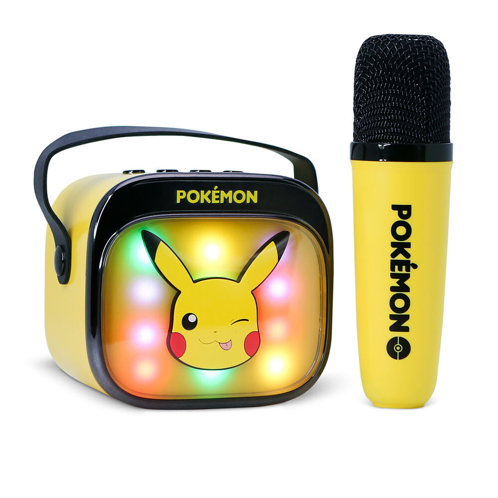 Imagen 1 - Altavoz Y Micro Karaoke Led Pikachu Pokemon