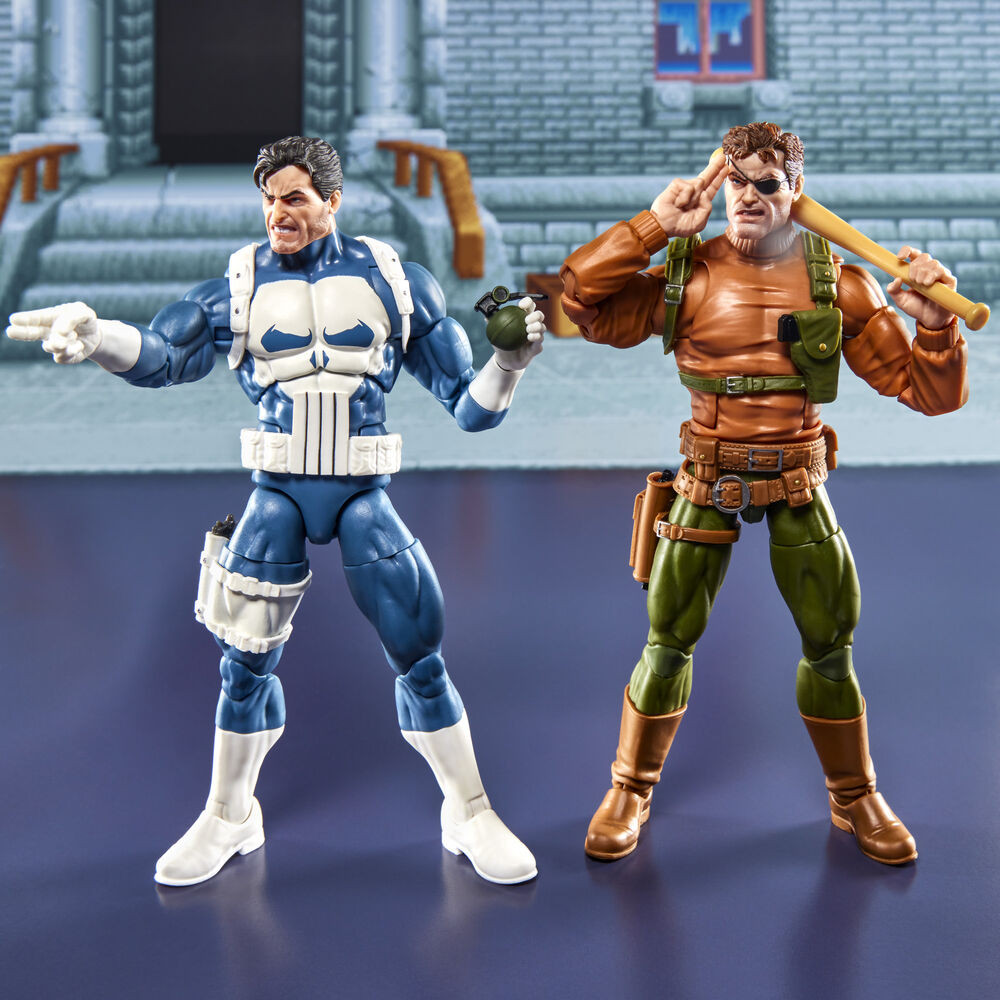 Imagen 5 - Blister 2 Figuras Punisher & Nick Fury The Punisher Gamerverse Marvel Legends Series 15Cm