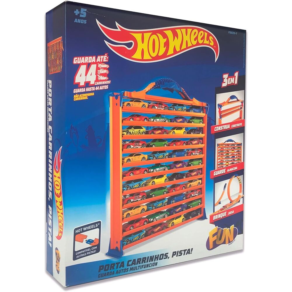 Imagen 8 - Maletin Portacoches 3 En 1 Hot Wheels