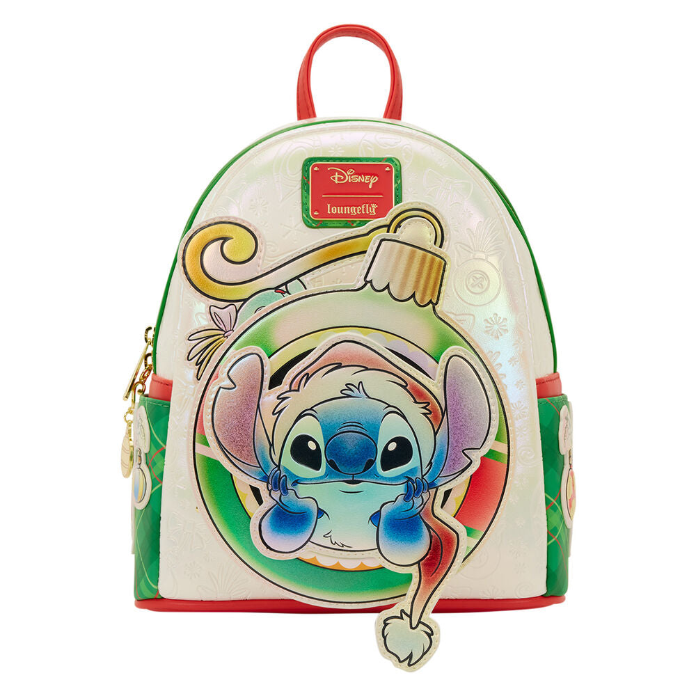 Imagen 1 - Mochila Holiday Stitch Disney Loungefly 26Cm