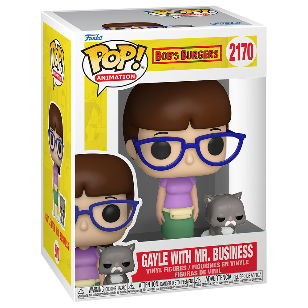 Imagen 2 - Figura Pop Bob's Burgers Gayle With Mr. Business