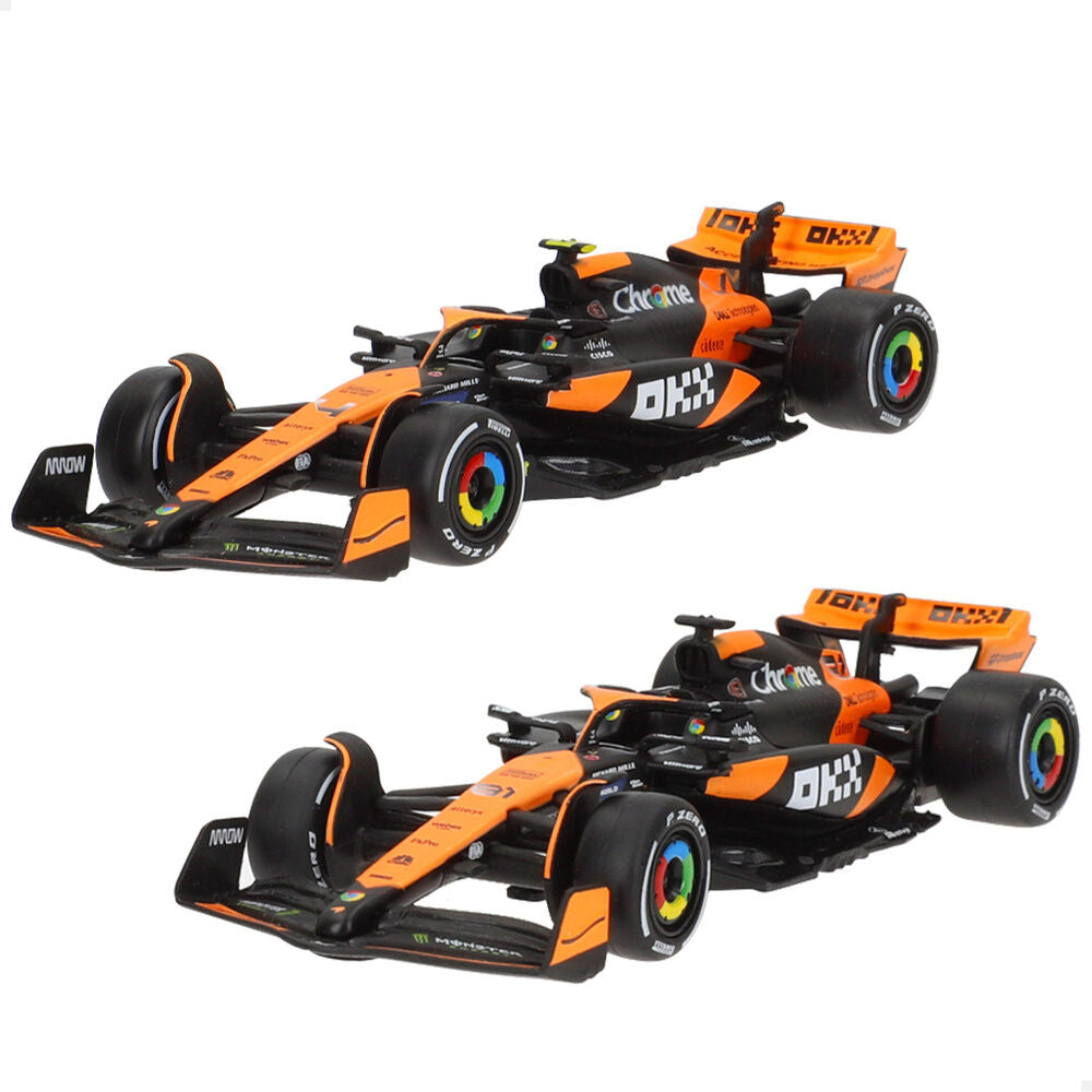 Imagen 1 - Blister 2 Coches Mclaren Mcl38 F1 2024 Metal