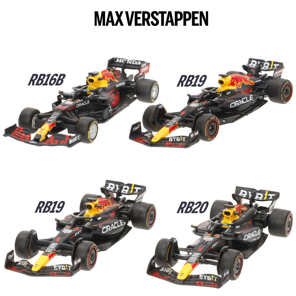 Imagen 2 - Blister 4 Coches Campeonatos F1 Red Bull Metal