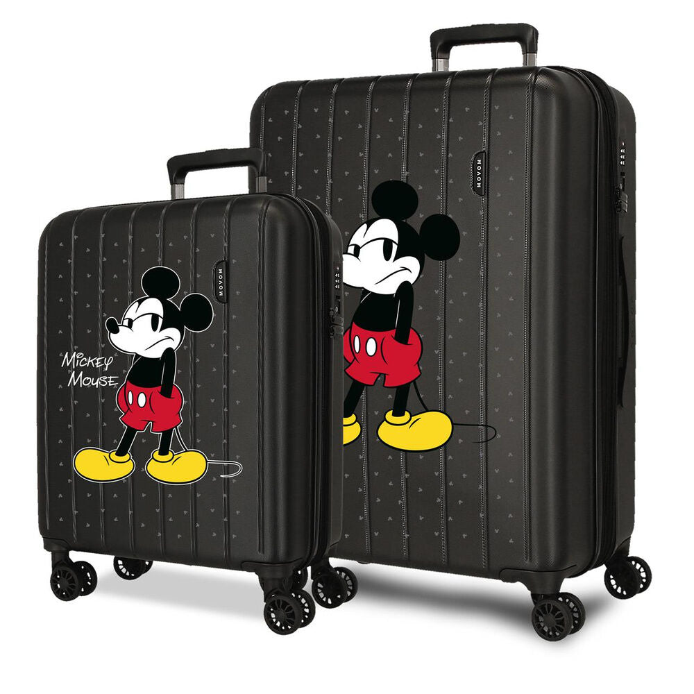 Imagen 1 - Set 2 Maletas Trolley Abs Waiting Mickey Disney 55/65Cm