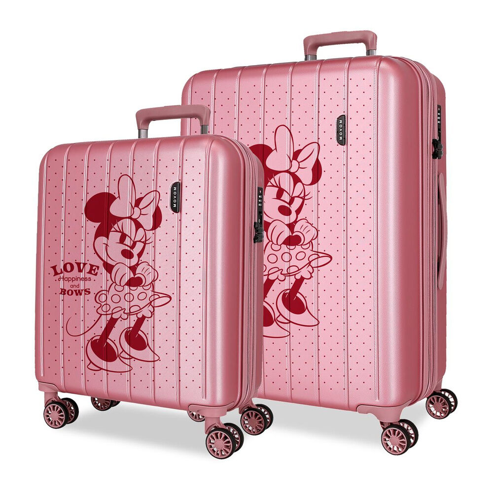 Imagen 1 - Set 2 Maletas Trolley Abs Love Minnie Disney 55/65Cm