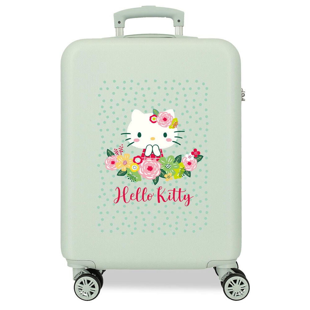 Imagen 1 - Maleta Trolley Abs Floral Hello Kitty 55Cm