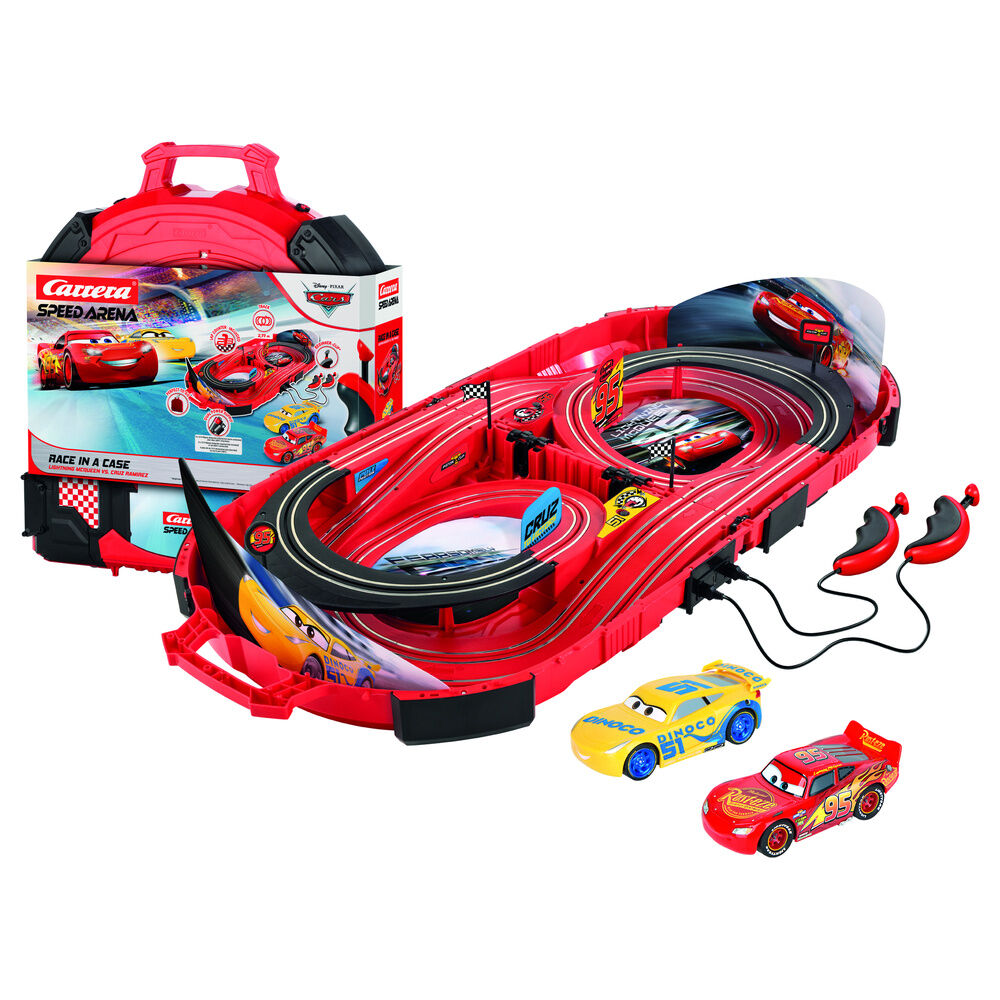 Imagen 1 - Circuito Carreras Race In A Case Cars Disney Pixar
