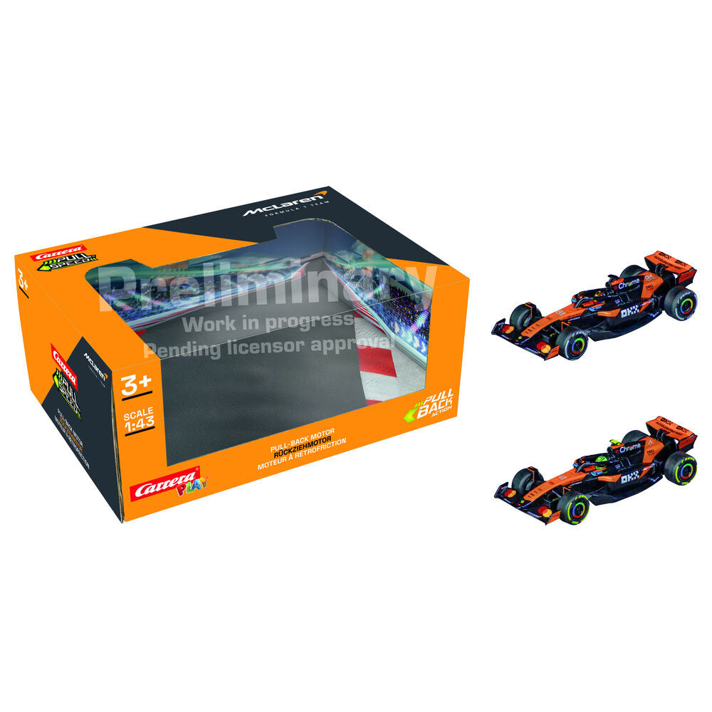 Imagen 1 - Blister 2 Coches F1 Mclaren Team Twinpack Pull Back