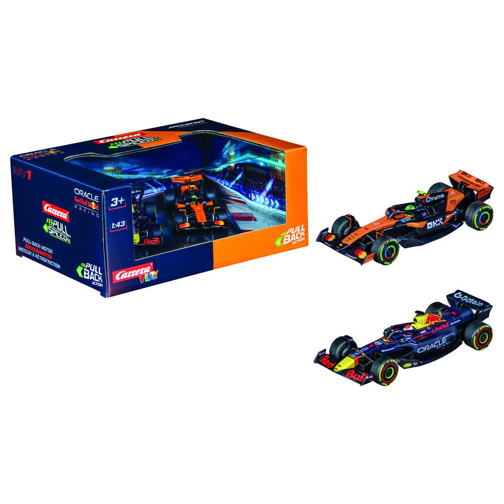 Imagen 1 - Blister 2 Coches F1 Twinpack Pull Back