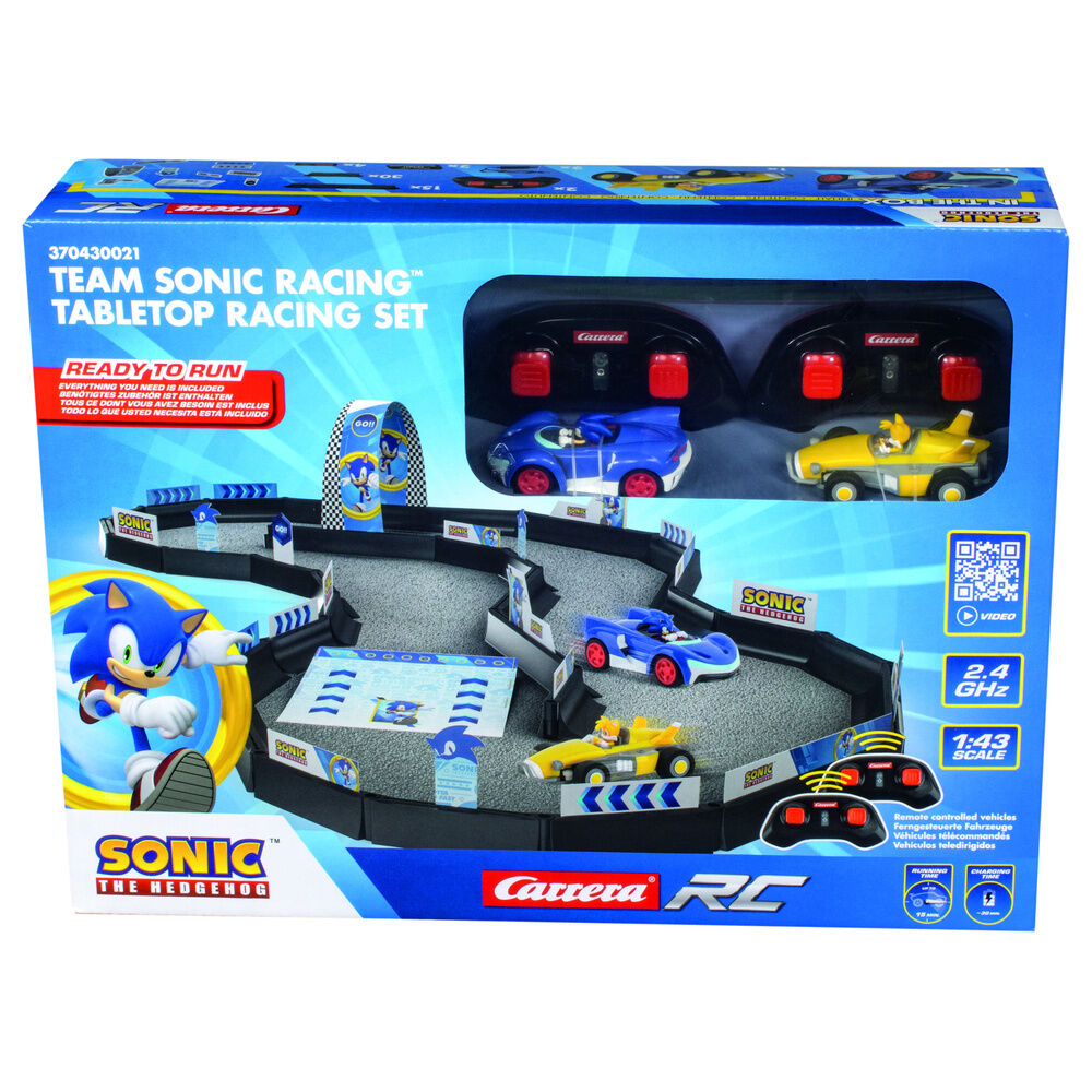 Imagen 1 - Set Mini Radio Control Sonic & Tail + Pista Sonic The Hedgehog