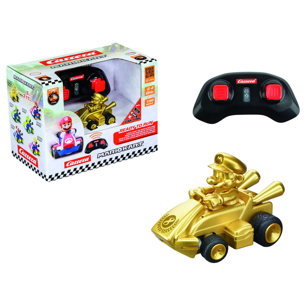 Imagen 2 - Coche Radio Control Mario Gold Mario Kart