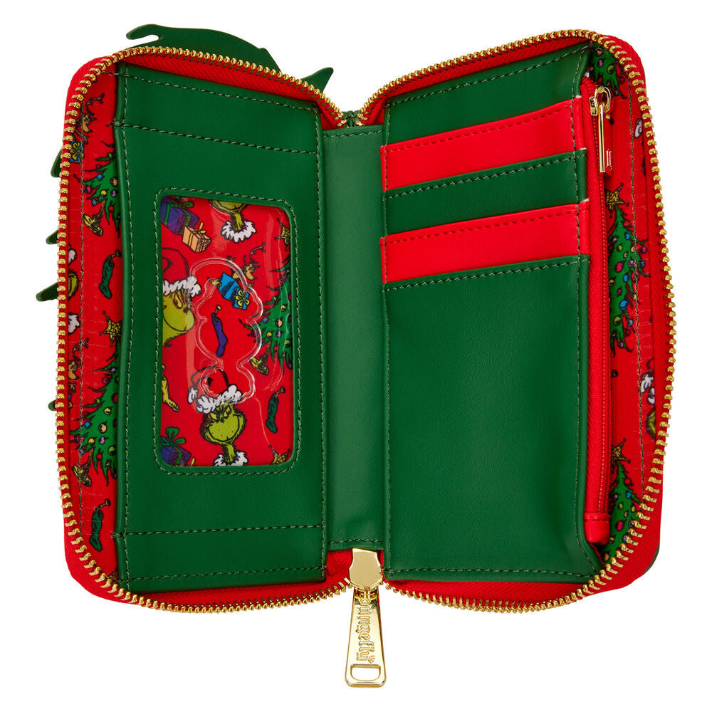 Imagen 4 - Cartera Dr. Seuss Holiday El Grinch Loungefly