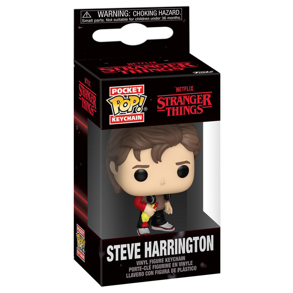 Imagen 1 - Llavero Pocket Pop Stranger Things 5 Steve Harrington