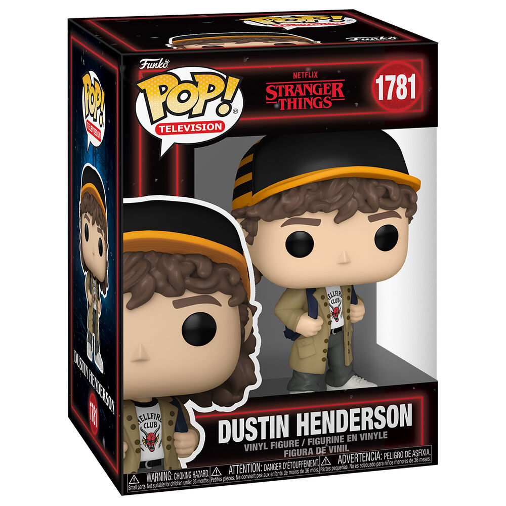 Imagen 2 - Figura Pop Stranger Things 5 Dustin Henderson