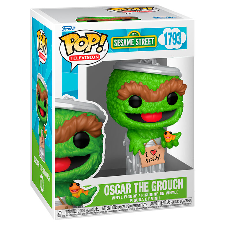 Imagen 2 - Figura Pop Barrio Sesamo Oscar The Grouch