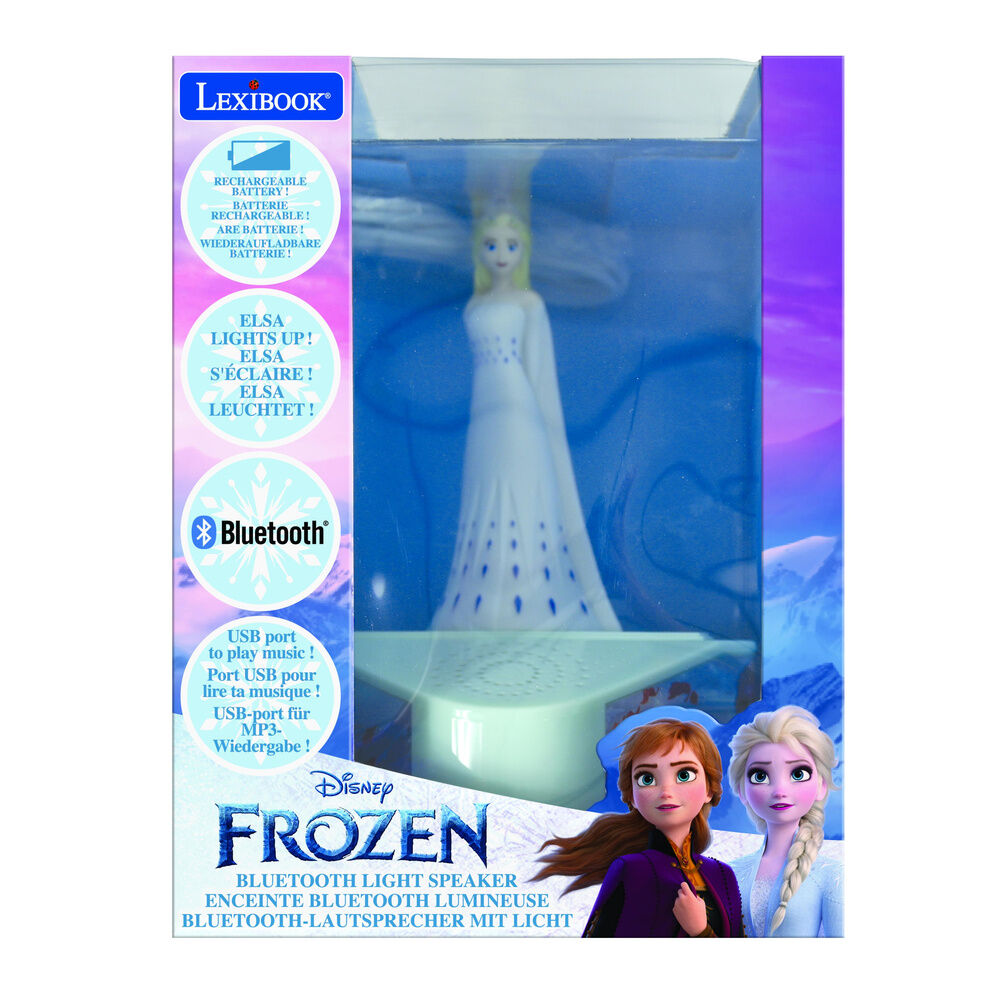 Imagen 1 - Altavoz Bluetooth Figura Luminosa Elsa Frozen Disney