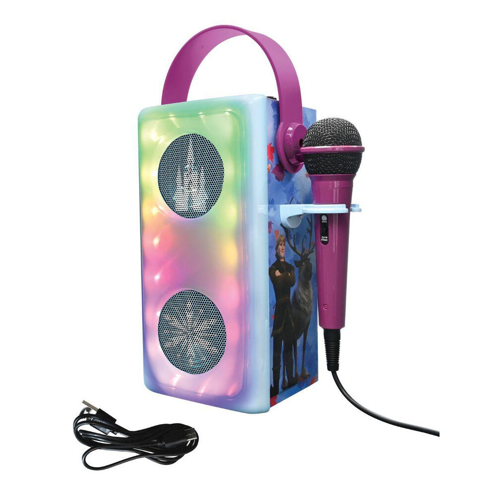 Imagen 1 - Altavoz Bluetooth Luminoso + Microfono Frozen Disney