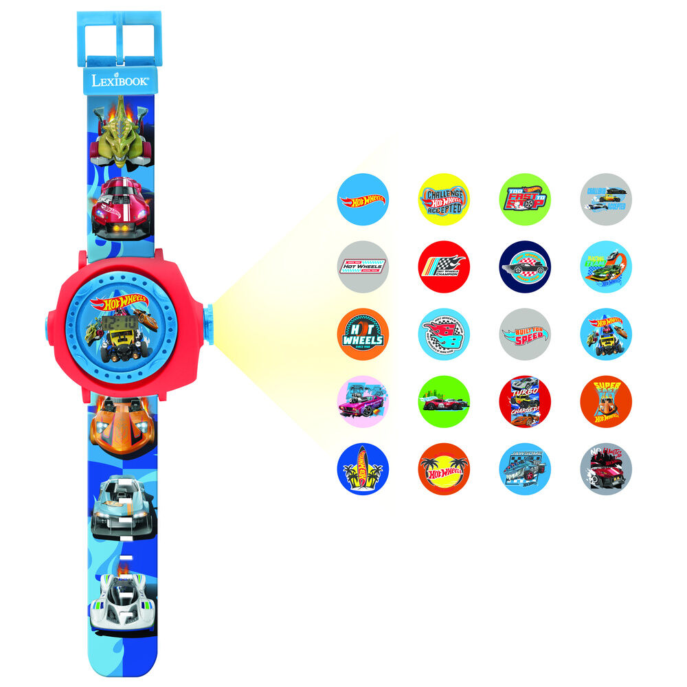 Imagen 1 - Reloj Digital Proyecciones Hot Wheels