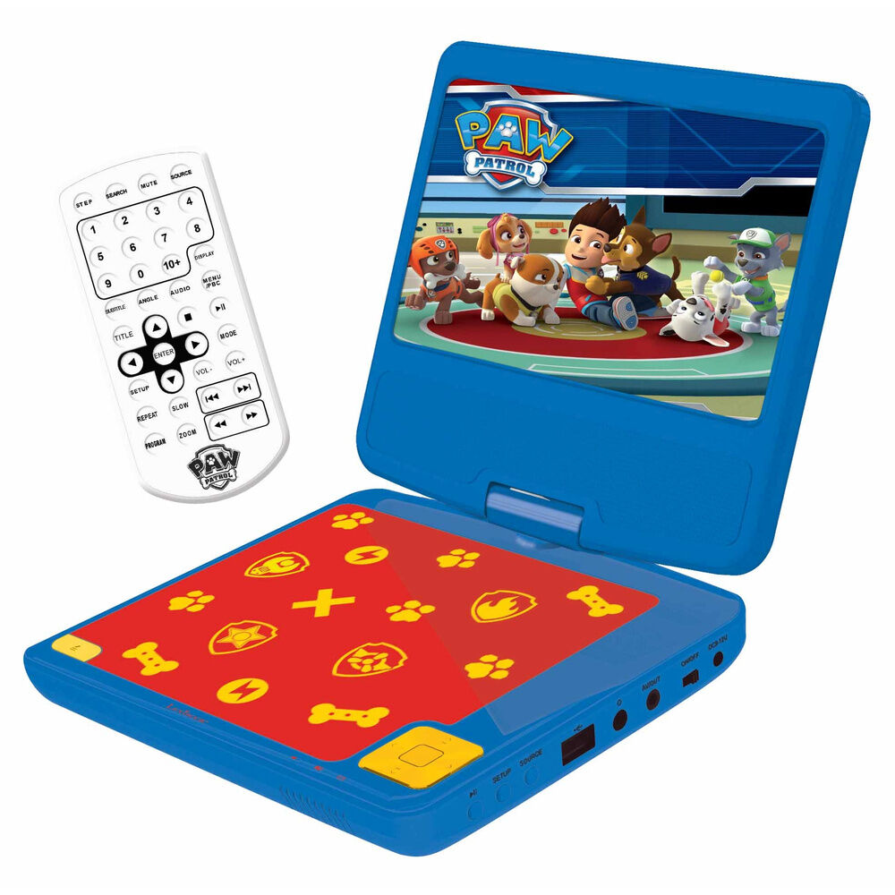 Imagen 1 - Portatil Reproductor Dvd Patrulla Canina Paw Patrol