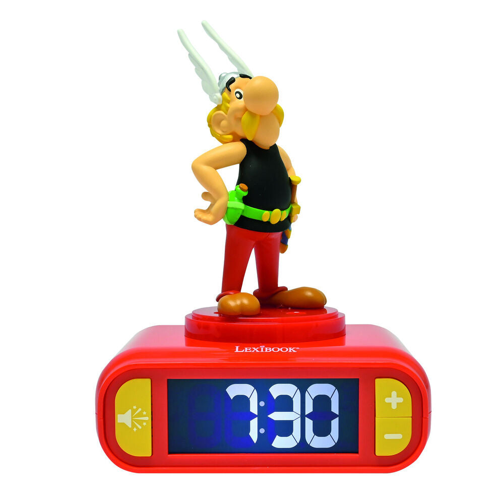 Imagen 1 - Reloj Despertador Luz Nocturna 3D Asterix