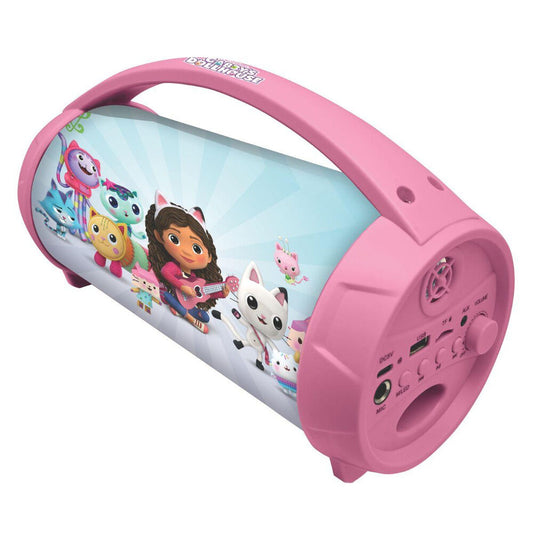 Imagen 2 - Altavoz Bluetooth Luminoso + Microfono La Casa De Muñecas De Gabby
