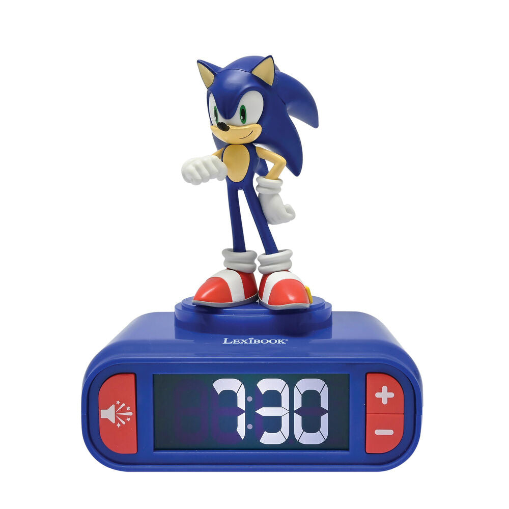 Imagen 1 - Reloj Despertador Luz Nocturna 3D Sonic The Hedgehog