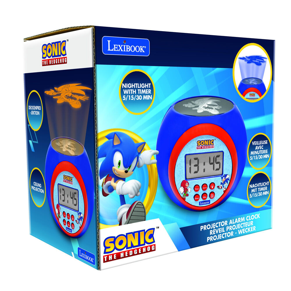 Imagen 2 - Reloj Despertador Proyector Sonic The Hedgehog