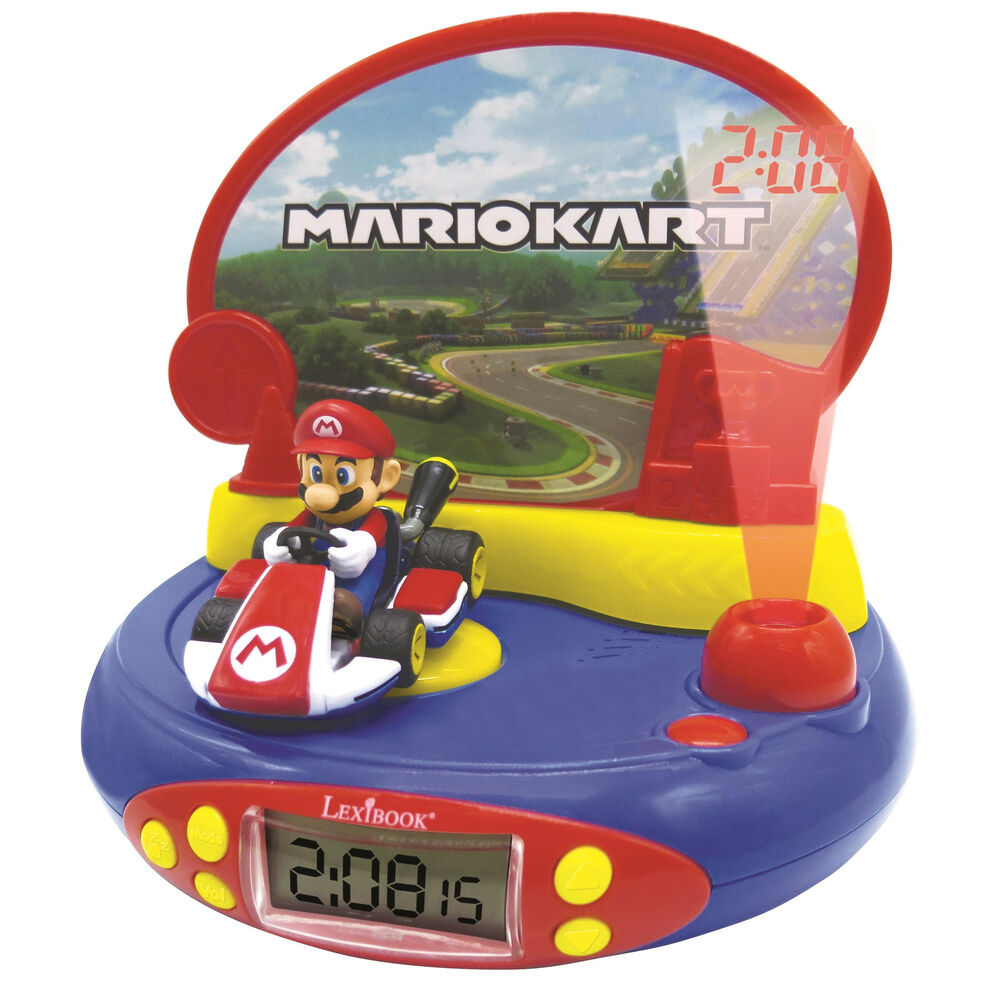 Imagen 2 - Reloj Despertador Proyector 3D Mario Kart Nintendo