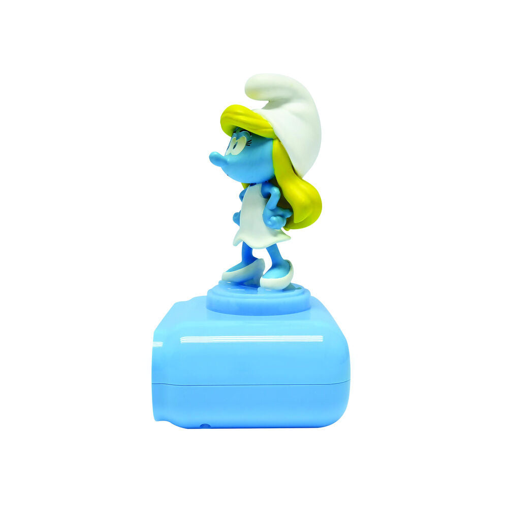 Imagen 3 - Reloj Despertador Luz Nocturna 3D Pitufina Los Pitufos