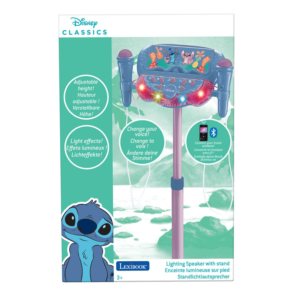 Imagen 3 - Microfono Karaoke Soporte Ajustable Stitch Disney