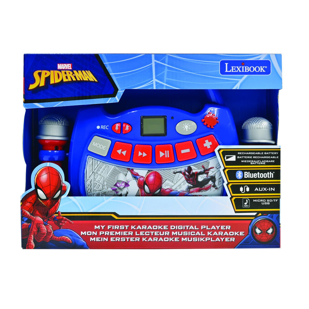 Imagen 4 - Altavoz Karaoke Bluetooth Spiderman Marvel