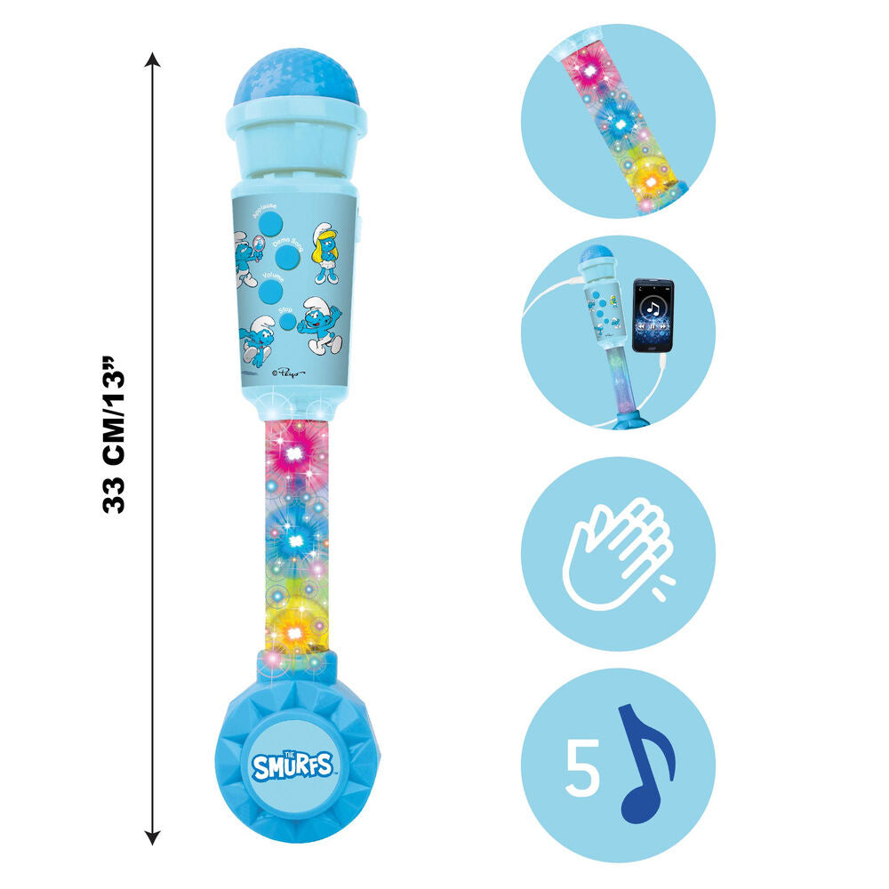 Imagen 5 - Microfono Luminoso Los Pitufos