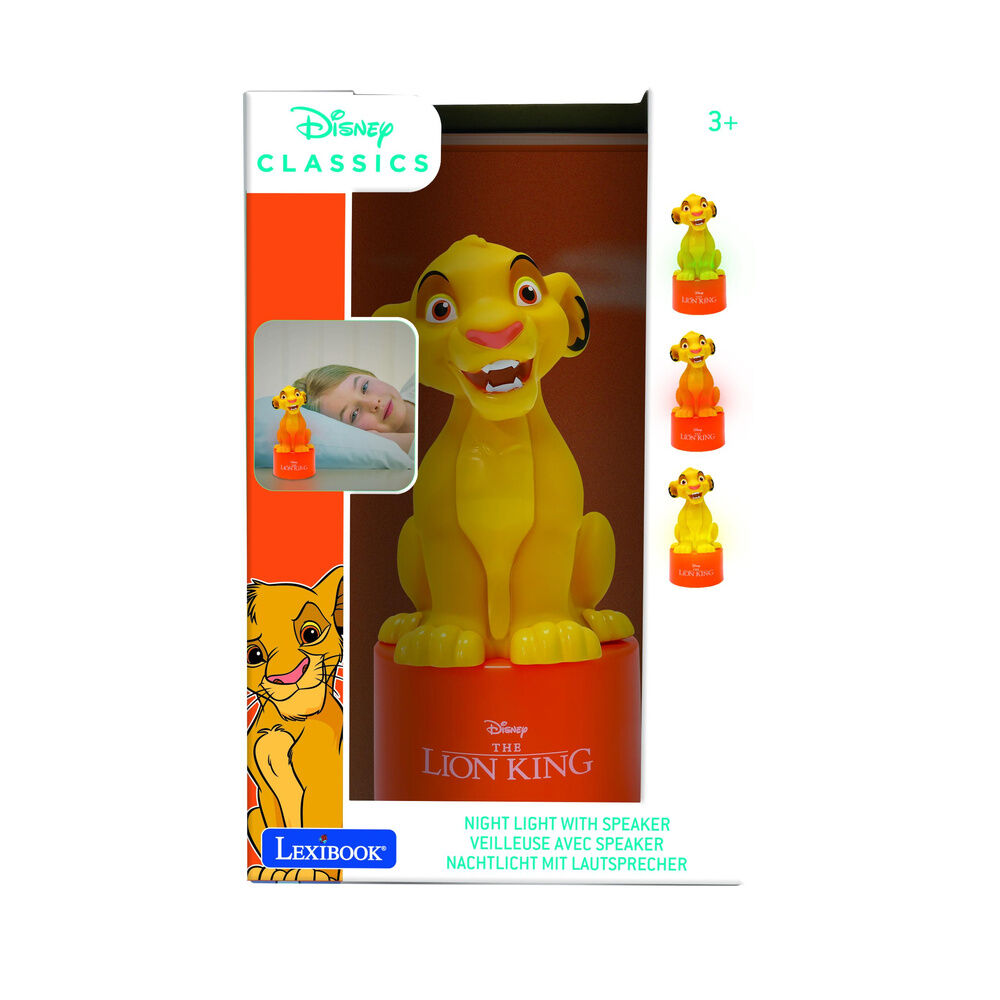 Imagen 5 - Luz Nocturna Altavoz El Rey Leon Disney
