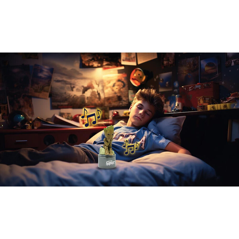 Imagen 5 - Luz Nocturna Altavoz Groot Guardianes De La Galaxia Marvel