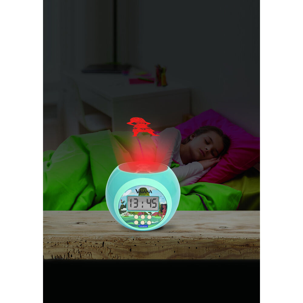 Imagen 5 - Reloj Despertador Proyector Vaiana Moana Disney