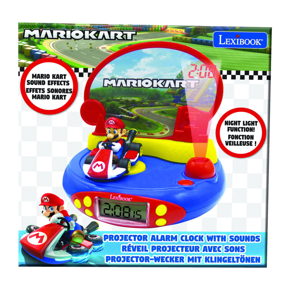 Imagen 6 - Reloj Despertador Proyector 3D Mario Kart Nintendo