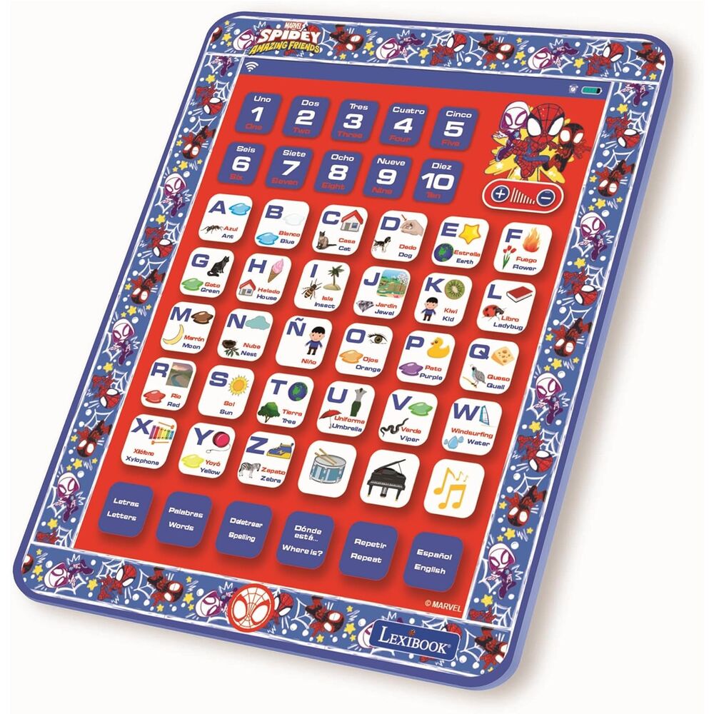 Imagen 1 - Tablet Educativa Parlante Bilingüe Spidey Marvel