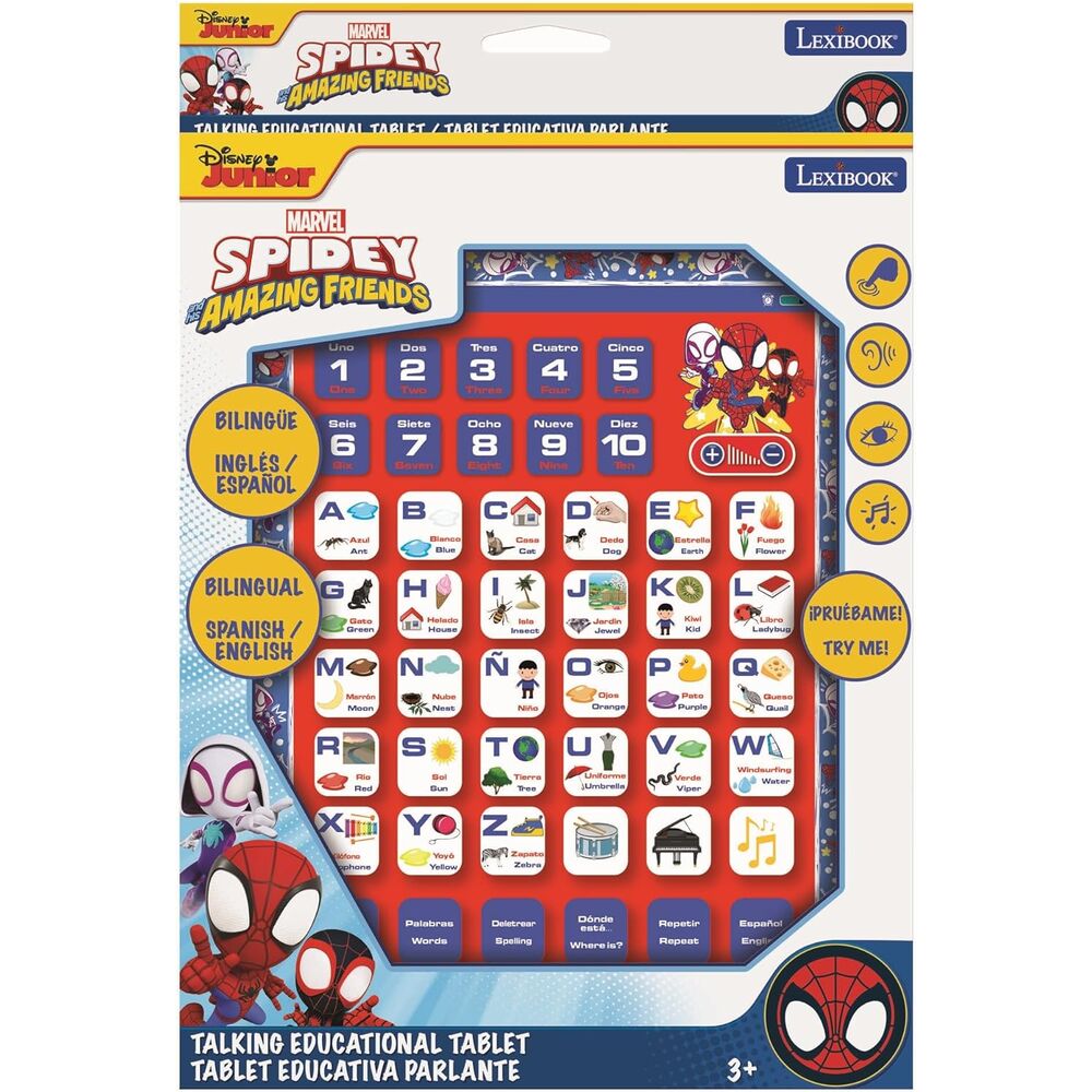 Imagen 2 - Tablet Educativa Parlante Bilingüe Spidey Marvel