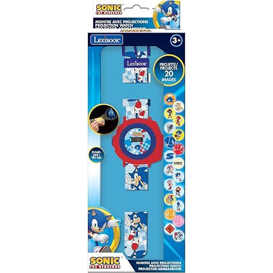 Imagen 1 - Reloj Digital Proyecciones Sonic The Hedgehog