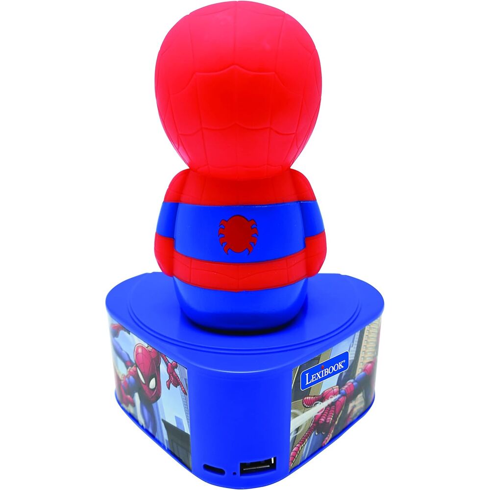 Imagen 2 - Altavoz Bluetooth Figura Luminosa Spiderman Marvel