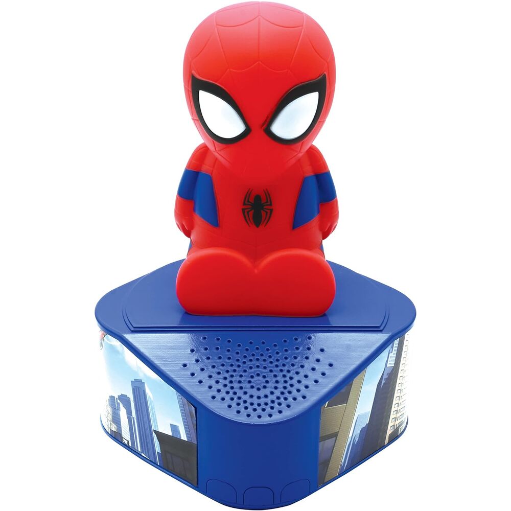 Imagen 4 - Altavoz Bluetooth Figura Luminosa Spiderman Marvel