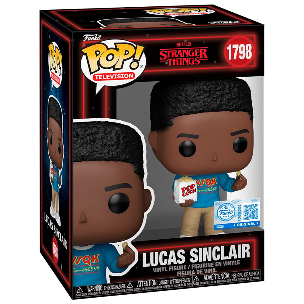 Imagen 1 - Figura Pop Stranger Things 5 Lucas Sinclair Exclusive