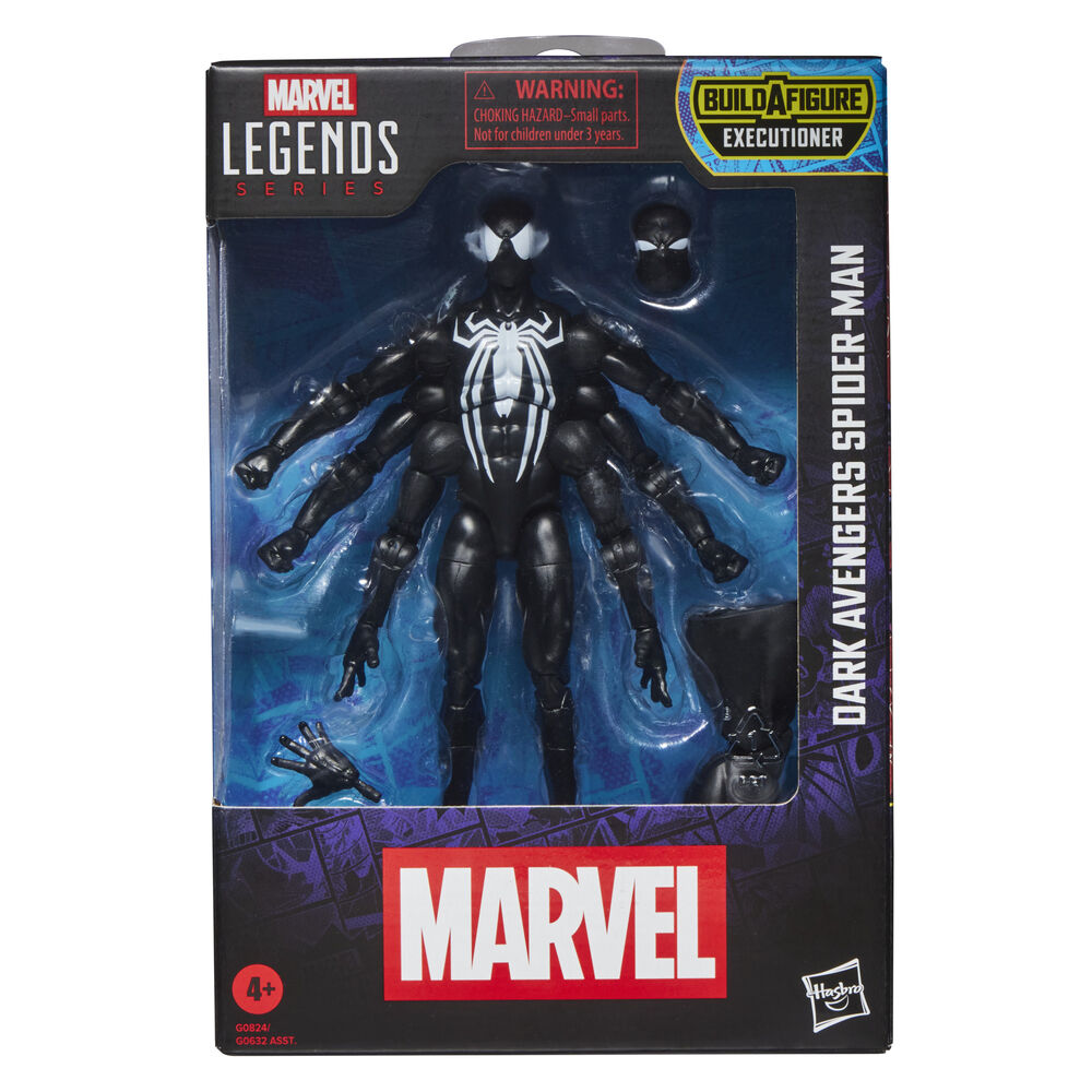 Imagen 1 - Figura Dark Avengers Spider-man Marvel Legends Series 15Cm